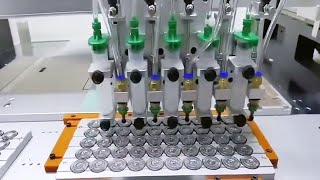 Razer blade pad glue dispenser equipment machine de remplissage de colle semi-automatique