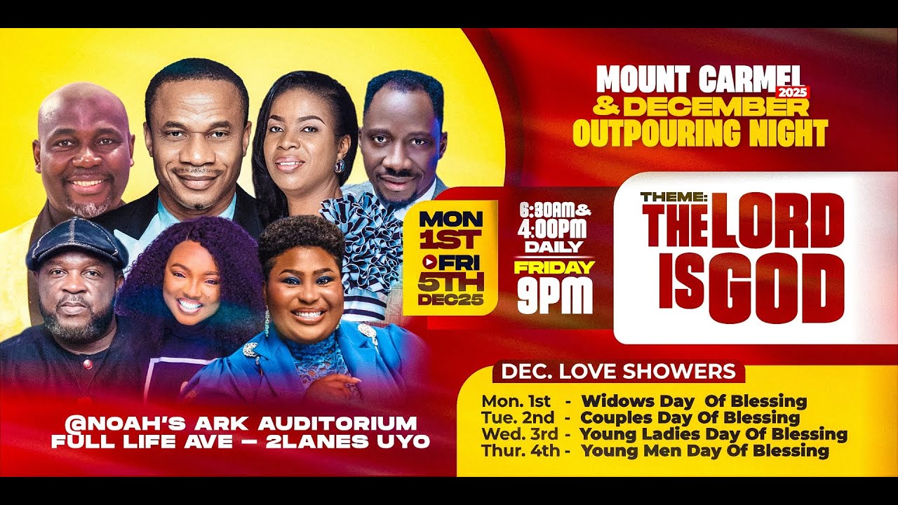 MOUNT CARMEL DAY 2 (MORNING) WITH REV. NTIA I. NTIA || 2ND DEC. 2025