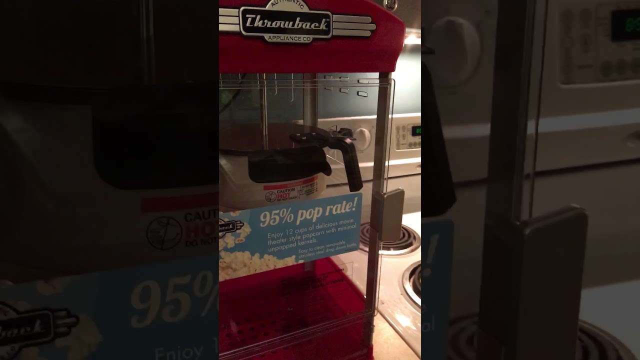 Throwback Popcorn Maker YouTube