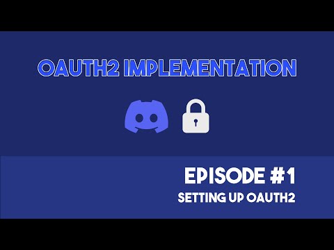 OAuth2 w/ Discord From Scratch #1