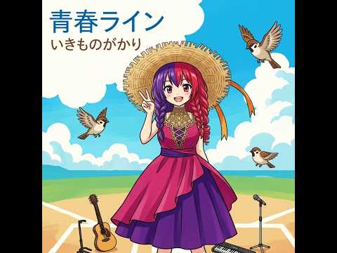 だるいため編集してないボイチェンで歌ってみた　青春ライン/いきものがかり cover　【桃紫ヒラメ vtuber】