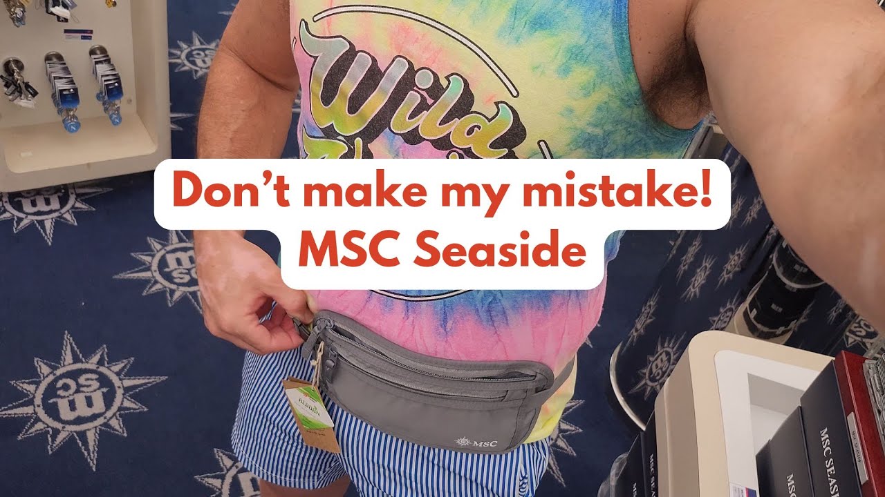 The ULTIMATE CRUISE...NAP?  And Retail Therapy aboard MSC Seaside