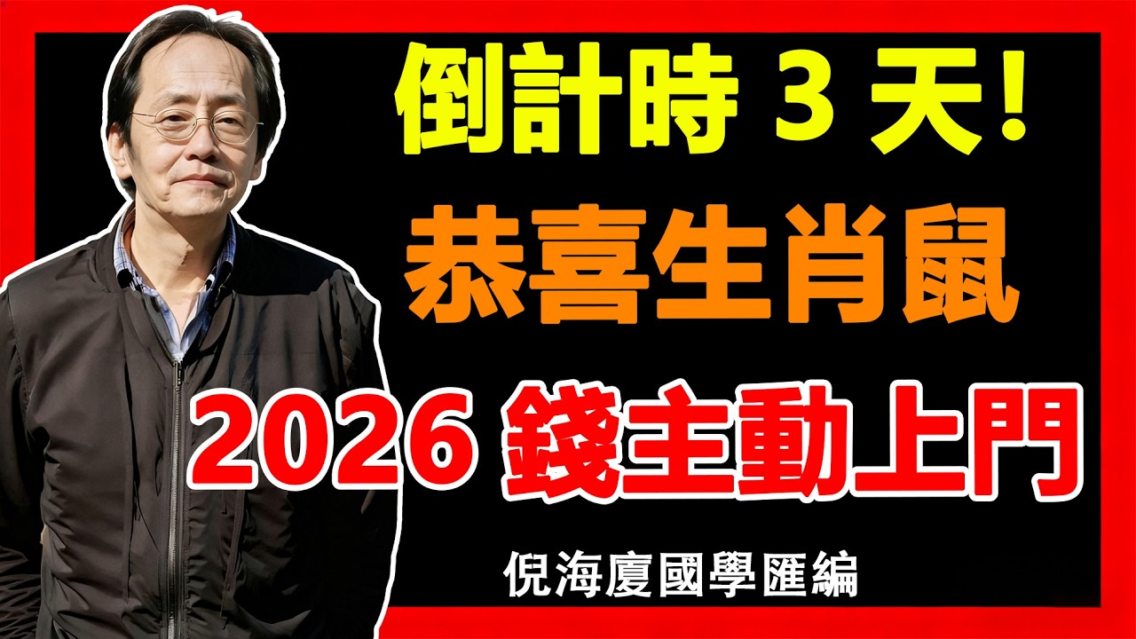 2026 丙午年：生肖鼠財運登頂！錯過這波橫財窗口，再等 60年！# 生肖鼠 #財運狂飆 #乾卦金光大放 #2026風水佈局 #橫財運 #命理乾貨#乾卦財運