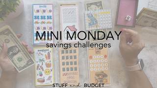 Mini Monday Savings Challenges