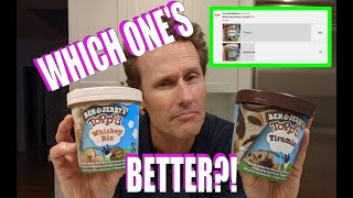 Ben & Jerry's TOPPED Tiramisu vs Whiskey Biz! Which One's Better??