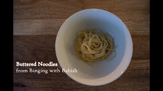 [ASMR] Buttered Noodles from Binging with Babish