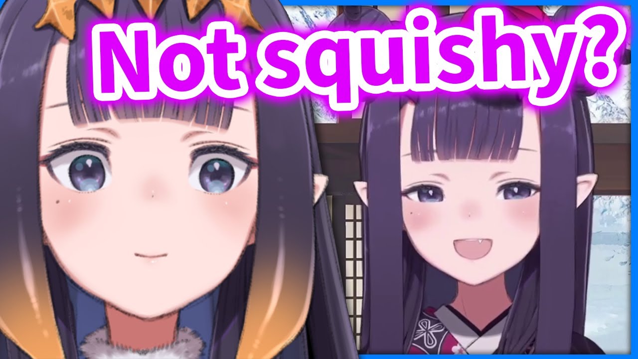 Ina's Kimono made her hair NOT SQUISHY but she's still CUTE 【Ninomae Ina'nis  / HololiveEN】