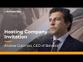 Automa 2022  invitation by andrea colombo ceo of bonatti