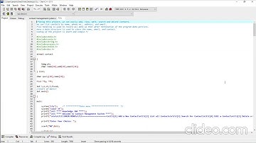 CONTACT MANAGEMENT PROJECT SOURCE CODE (C)