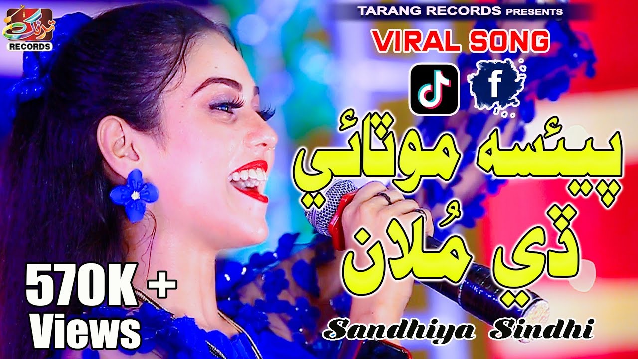 Paisa Motaaye De Moolaa      Sandhiya Sindhi  Viral Song  Tarang Records 2023