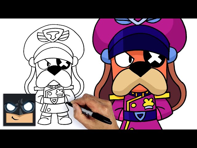 How To Draw Colonel Ruffs | Brawl Stars - Videos For Kids