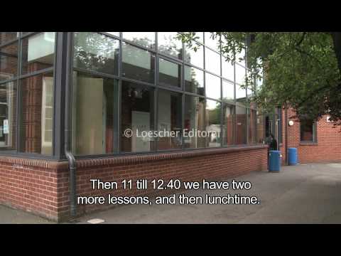 English - Daily routine (A1-A2 - with subtitles)