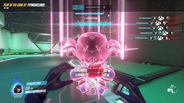 Overwatch: Clutch Quintuple D.Va Bomb in Competitive