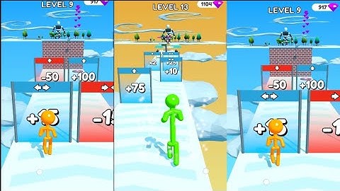 Tall Man Run,Walkthrough All Levels Gameplay | (Android,ios 9 14)