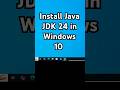How To Install Java JDK 24 In Windows 10 PC Or Laptop How To Install Java JDK 24 In Windows 10 PC Or Laptop