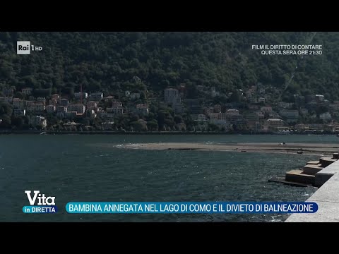 Video Lago di Como, ritrovato il corpo della bambina annegata - Vita in diretta 22/07/2026