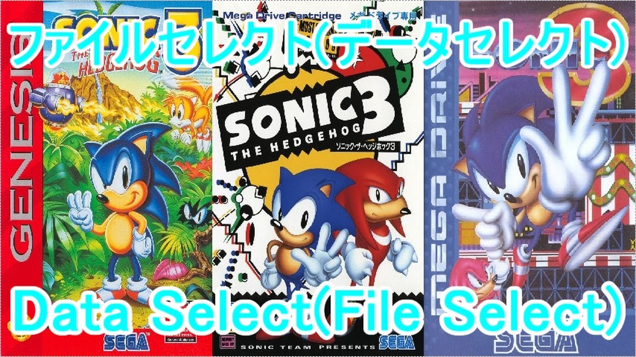 Sonic The Hedgehog 3 Music Data Select(File Select) - YouTube