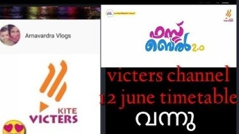 FIRSTBELL  VICTERS CHANNEL Online class timetable /June 12 timetable / First bell/ itsvicters