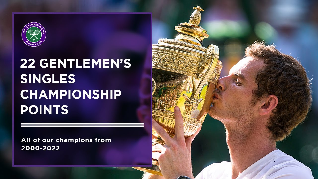 Every Gentlemen's Singles Championship Point at Wimbledon (2000-2022) -  YouTube