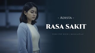 Download Lagu Rasa Sakit – Adista | Pop Slow Rock Version by MusicaiPlay (Lirik Video) MP3