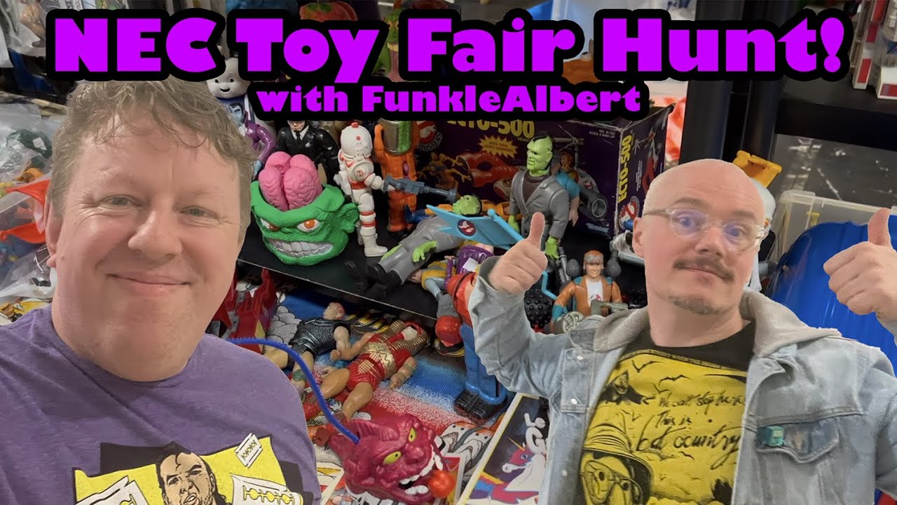Toy Hunting at the Birmingham NEC Toy Fair with  @funkleAlbert  -  BigTaffMan Meets