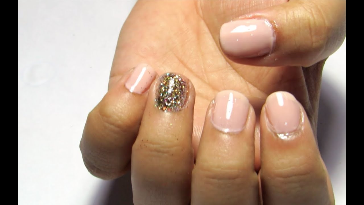 Pink Sparkle Nude