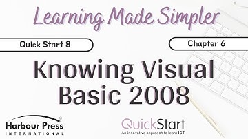 Quick Start Class 8-Chap 6 Knowing Visual Basic 2008 (Part 2)