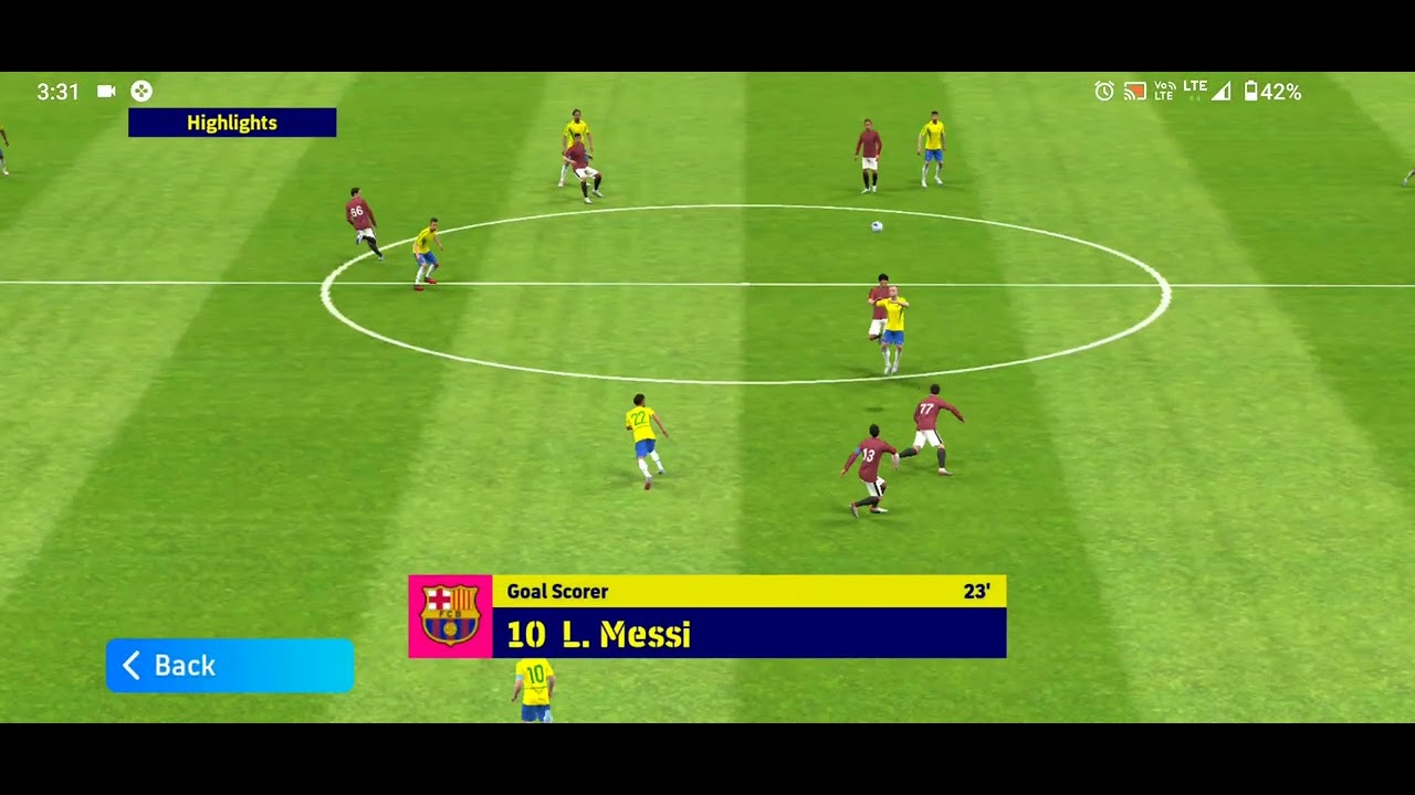 Messi 4 goals in one game against legendary AI YouTube