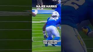 Najee Harris unfortunately looks like an Achilles tear #chargers #fantasyfootball Information