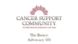 Webinar:  Grassroots Advocacy 101