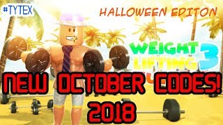 Roblox Weight Lifting Simulator 3 October Codes