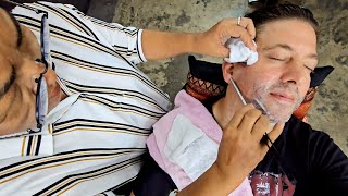 ?$2 Shave by Lady Barber Au w/40 Years Experience (Unintentional ASMR) in Pattaya, Thailand ??