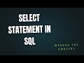 SQL SELECT Statement Explained | My Data Science Journey (Ep.1)