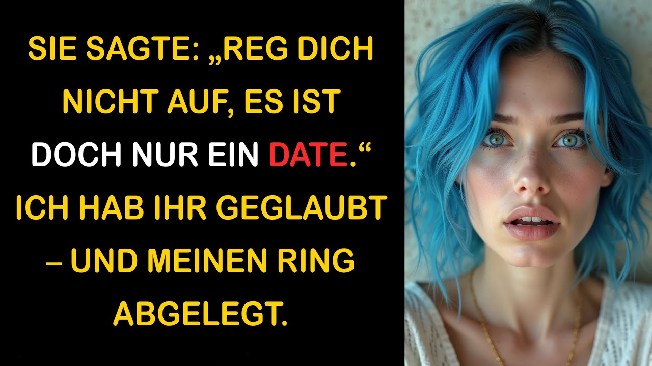 SIE SAGTE: „ENTSPANN DICH, ES IST NUR EIN DATE.“ ICH TAT ES – UND LEGTE DEN RING FÜR IMMER AB.