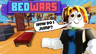 When a Minecraft player tries Roblox bedwars for the first time..