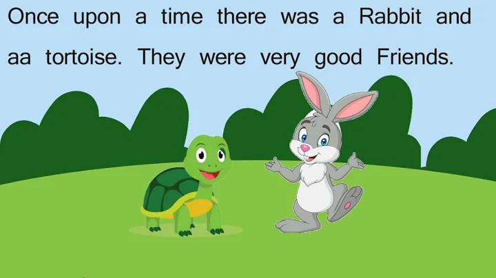 The rabbit and the tortoise | Moral story in English for kids l - DayDayNews