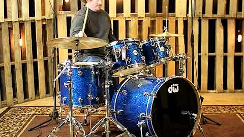 DW Collector's Series Shell Pack Blue Glass Finish Ply