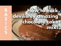 The Best Chocolate Cake using a CAKE MIX! | Zested Foods