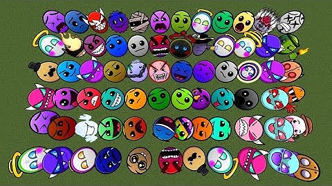 Custom Lobotomy Dash Nextbots Addon Part 6 To 13 In Minecraft | Geometry Dash Difficulty Faces