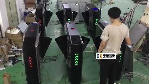 Flap Turnstile Gate with QR code