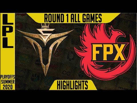 V5 vs FPX Highlights ALL GAMES | LPL Playoffs Summer 2020 Round 1 | Victory 5 vs FunPlus Phoenix