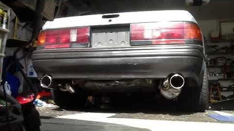 Dual twin loop exhaust