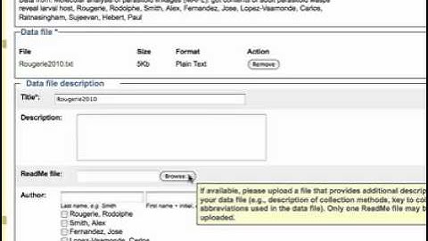 How to deposit data in Dryad