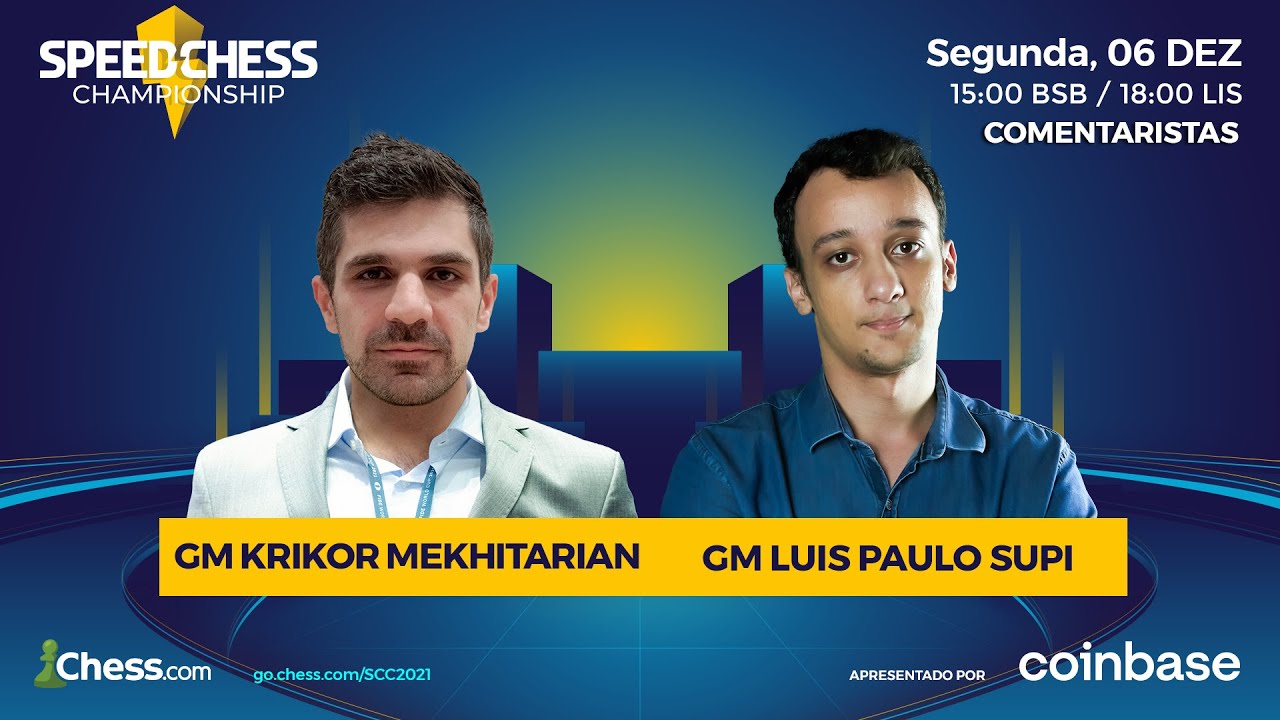 Copa chessflix - GM Krikor vs GM Supi GM Yago e GM Martínez 