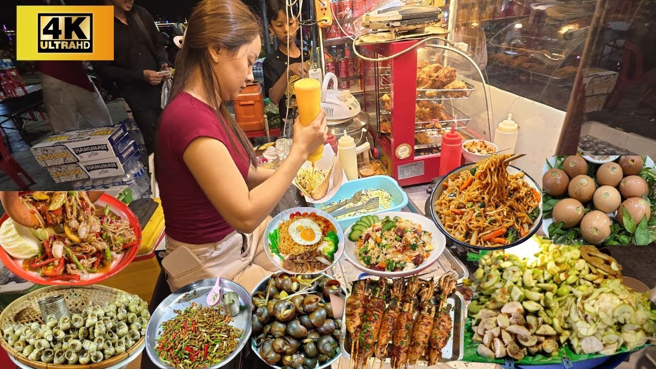 Happy New Year 2026 🎉 | KAMPOT Riverside Night Market Street Food Walking Tour