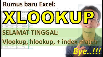 Hebaattt.... rumus baru excel XLOOKUP siap menggantikan VLOOKUP HLOOKUP +Index Match