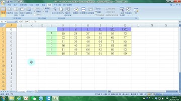用EXCEL公式函数把二维交叉显示数据转成一一对应的明细信息
