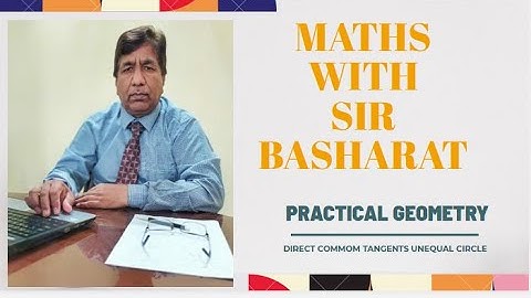 Exercise 13.3|Direct Common Tangents to circles|Class 10|Federal Board|Math with sir Basharat