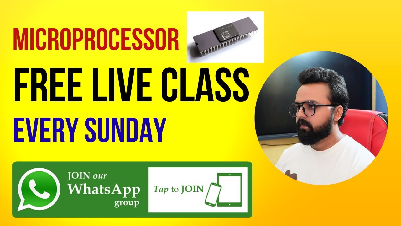 Microprocessor 8086 Free Live Class Every Sunday For All MSBTE 2nd Year Students | Notes & Questions