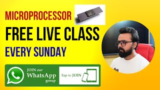 Microprocessor 8086 Free Live Class Every Sunday For All MSBTE 2nd Year Students | Notes &amp; Questions